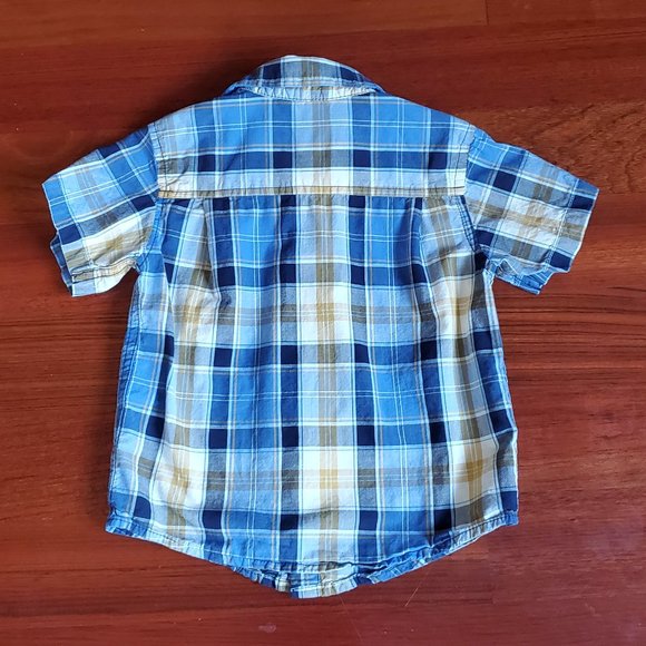 The Children's Place Plaid Button Down Shirt 2T - Picture 5 of 5